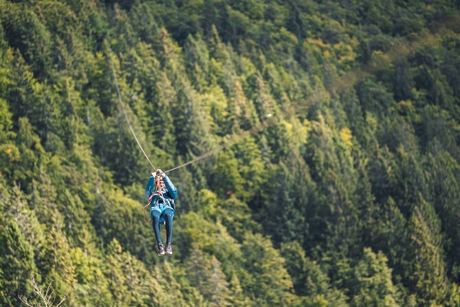 ZIPLINE Kanin Bovec - Views Start Before the First Flight and Keep Going